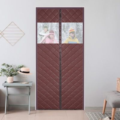 AQKaki Magnetic Thermal Door Curtain, Waterproof Cold-Protection Curtain