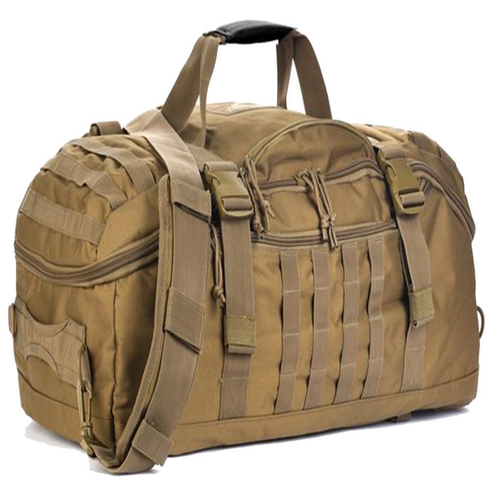 Miramrax 45L Travel Duffel Backpack for Men, Coyote