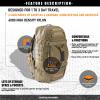 Miramrax 45L Travel Duffel Backpack for Men, Coyote view 2
