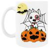 Generic Halloween Bullseye Team Member White Ceramic Coffee Mug view 1