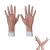 Oppaionaho Realistic Silicone Women’s Gloves, Short Artificial-Skin Gloves with Skin Texture for Crossdressers and Cosplay (Silicone, #3) view 1