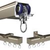 Heavy-Duty Ceiling or Wall Curtain Track, 40 kg Capacity, with Accessories view 1