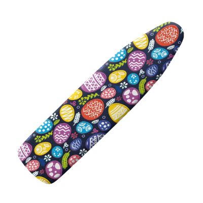 Wanyint Ironing Board Cover with Easter Egg Print, Scratch-Resistant Padding and Hook-and-Loop Fasteners