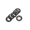 Jiuxinyun M2–M12 Star-Lock Washers, M10, 20 Pieces view 3