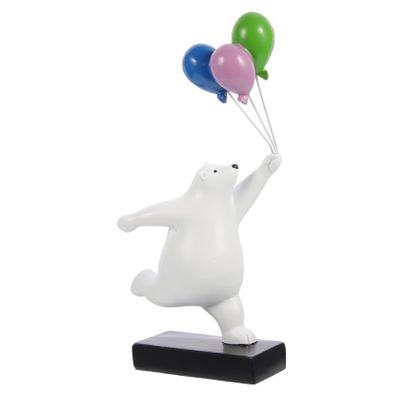 MAGICLULU Resin Bear Figures, Decorative Animal Statues for Garden and Home