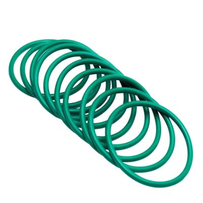 1 Fluorocarbon Rubber O-Ring, 105 mm OD, 93 mm ID, 6 mm Width, Green