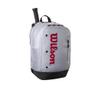 Wilson Pickleball Backpack, Holds Up to 2 Paddles, Gray/Red view 2