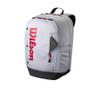 Wilson Pickleball Backpack, Holds Up to 2 Paddles, Gray/Red view 4