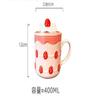 Ceramic Mugs and Saucers, Hand-Painted Heart Mug (Color: A) view 2