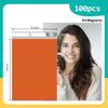 Vapulcio Poly Mailers, 15.2 x 22.9 cm, 2.4 mm Thick, Waterproof and Tear-Resistant, Tamper-Evident, Self-Sealing, 100 Count view 2