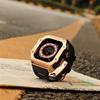 dayeer RM Mod Kit Stainless Steel Case and Rubber Band for Apple Watch Ultra 2, 49 mm, BlackS view 3