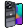 ONES Clear Case for iPhone 15 Pro Max, Hard PC + Black Silicone Bumper, Shockproof, Anti-Yellowing, Scratch-Resistant Slim Hybrid Case view 1