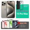ONES Clear Case for iPhone 15 Pro Max, Hard PC + Black Silicone Bumper, Shockproof, Anti-Yellowing, Scratch-Resistant Slim Hybrid Case view 2