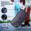 ONES Clear Case for iPhone 15 Pro Max, Hard PC + Black Silicone Bumper, Shockproof, Anti-Yellowing, Scratch-Resistant Slim Hybrid Case view 4
