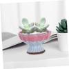Supvox Round Retro Chinese-Style Purple Sand Ceramic Succulent Pot view 3