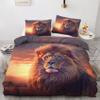 GEDAEUBA Wild Animals Winter Bedding Set, 140 x 200 cm, 2-Piece view 1