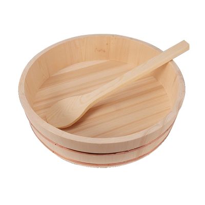 Samnuerly Wooden Sushi Rice Mixing Bowl, 62 x 16 cm