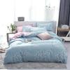 QQLady Trster Double Bed Quilt Duvet Cover Microfiber Bedding Set, Queen/King/Twin, Gray, 220 x 240 cm, Nordic Plaid Pillowcase view 2