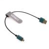 SZRMCC 8K Ultra-Thin 2.5 mm Micro HDMI to HDMI 2.1 Cable, 50 cm, Green view 4
