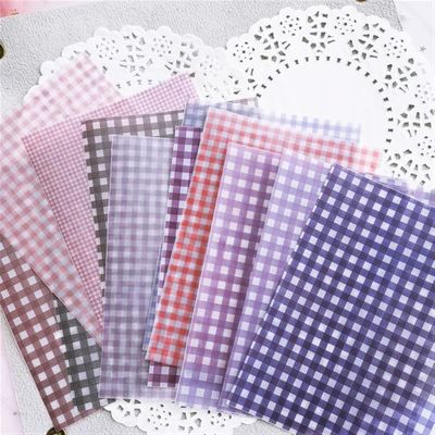 MZPOZB Purple Vellum Paper Pattern Pack, 12 Sheets