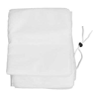 Cyrank Reusable Winter Plant Cover with Drawstring, 80 x 100 cm, White