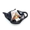 Tea People Ceramic Tea Bag Dish, Black view 4