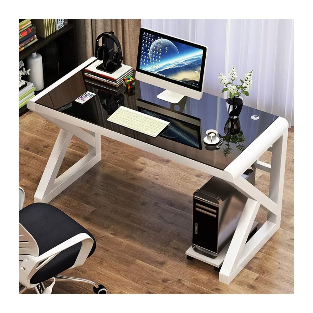PC Desk for Home, Simple Modern Computer Desk, 80 × 75 × 50