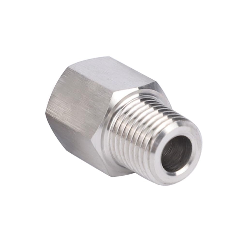 Goldpea 304 Stainless Steel M14×1.5 Female to 1/2" NPT Male Adapter