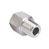 Goldpea 304 Stainless Steel M14×1.5 Female to 1/2" NPT Male Adapter view 1
