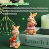 Aurasky Easter Bunny Figurines, 2-Piece Set view 4