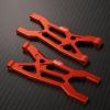 wueiooskj RCGOFOLLOW 2-Piece Aluminum Front Lower Suspension Arms for ARA102690 1/10 Monster Trucks view 2