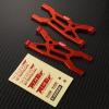 wueiooskj RCGOFOLLOW 2-Piece Aluminum Front Lower Suspension Arms for ARA102690 1/10 Monster Trucks view 4