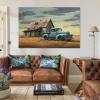 FOCCAR Vintage Old Truck Canvas Wall Art view 3