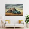 FOCCAR Vintage Old Truck Canvas Wall Art view 4