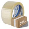 BEGRIS SMART Acrylic Packaging Tape 48 mm x 66 m, 216 Rolls, Clear, UV- and Moisture-Resistant view 1