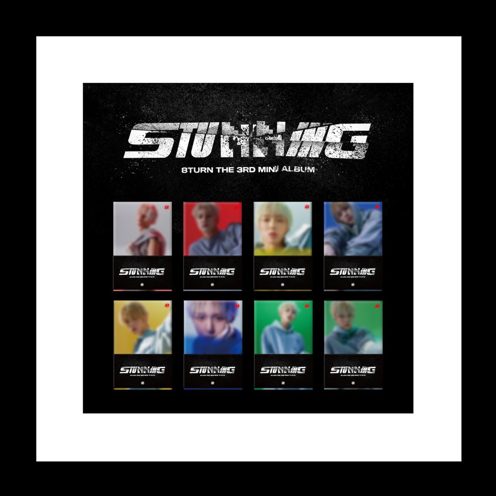 8TURN STUNNIN 3rd Mini Album Contents + Photocard + Tracking, Sealed (POCA Random Version)