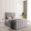 Kaiser Möbel Roma Bed 140 x 200 cm with Mattress, Storage and Topper, Light Gray view 1