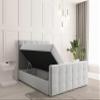 Kaiser Möbel Roma Bed 140 x 200 cm with Mattress, Storage and Topper, Light Gray view 3