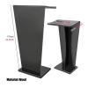 esmen Slanted 3.6 ft Wooden Lectern Podium Stand view 2