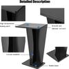 esmen Slanted 3.6 ft Wooden Lectern Podium Stand view 3