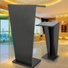 esmen Slanted 3.6 ft Wooden Lectern Podium Stand view 4