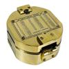 zeitzone Sextant Nautical Compass, Brass, in Wooden Box, Antique Style view 4