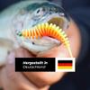 Trout Master Master Worm – Flexible UV-Active Trout Lure with Garlic Scent, Snow Peak view 2