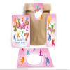 Minkocards 12 Invitations for a Girl’s 7th Birthday – Jump Trampoline view 1