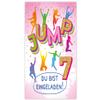 12 Jump Trampoline Invitations for a Girl's 7th Birthday view 3