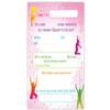 12 Jump Trampoline Invitations for a Girl's 7th Birthday view 4