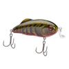 Strike King HCHHJR-468 Hybrid Hunter Jr. Fishing Lure, Shallow-Diving Crankbait, 90-Degree Bill, 3D Eyes, Rattle, 6.7 to 1.2 m Diving Depth, 1.3 g, Size 4 and 6 Treble Hooks, Phantom Watermelon view 2