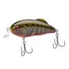 Strike King HCHHJR-468 Hybrid Hunter Jr. Fishing Lure, Shallow-Diving Crankbait, 90-Degree Bill, 3D Eyes, Rattle, 6.7 to 1.2 m Diving Depth, 1.3 g, Size 4 and 6 Treble Hooks, Phantom Watermelon view 3