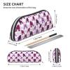 ObabO 3D Pencil Case with Christmas Dog Zipper, Purple Dotted Poodle view 4
