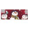 Rubber Keyboard Mat with Cute Snowman “Merry Christmas” Design view 1